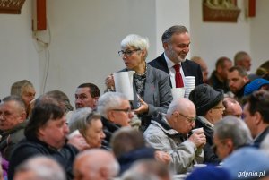 Gdyńskie śniadanie wielkanocne dla samotnych i potrzebujących, fot. Dawid Linkowski