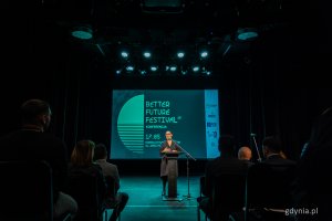 Better Future Festival w gdyńskim Konsulacie Kultury – Katarzyna Korzeniewska, dyrektorka Gdyńskiego Centrum Kultury (fot. Kamil Złoch)