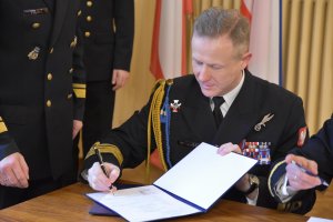 Zmiana na stanowisku Komendanta Portu Wojennego w Gdyni, fot. Lechosław Dzierżak