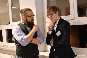 Gdyńskie Mistrzostwa Debat Oksfordzkich o Puchar Kopernika 2025 w XIV LO, na zdjęciu (fot. Katarzyna Balcerzak)