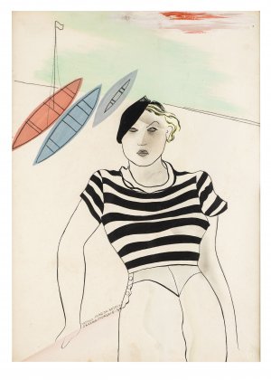 Janusz Brzeski, Bez tytułu (Kobieta), 1933, zbiory MMG