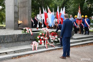 Sobotnie uroczystości pod pomnikiem, fot. Michał Puszczewicz