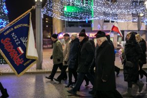 W uroczystościach uczestniczyli: prezydent Wojciech Szczurek oraz przewodnicząca gdyńskiej Rady Miasta Joanna Zielińska // fot. Karol Stańczak