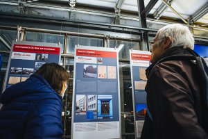 Wystawa „Urban networks of modernism and the role of jewish architects – the case of Gdynia (Poland)” w Berlinie. Fot. Grzegorz Karkoszka