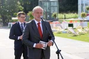 W uroczystościach 14 sierpnia wziął udział Wojciech Szczurek//fot. Instytut Pamięci Narodowej o. Gdańsk
