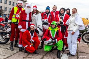 Mikołaje na Motocyklach w Gdyni, fot. Piotr Żagiell