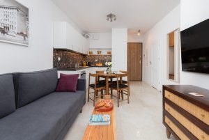 Salon z aneksem kuchennym w obiekcie Władysława IV 42/24