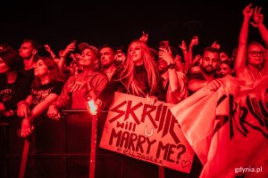 Fani podczas koncertu Skrillexa (fot. Karol Stańczak)