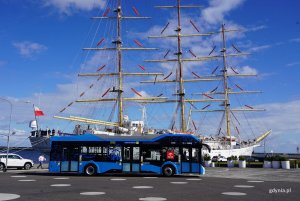 Autobus wodorowy (fot. Magdalena Starnawska)