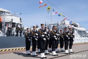 Pokaz Kompanii Reprezentacyjnej Marynarki Wojennej (fot. Magdalena Starnawska)