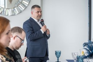 Spotkanie gminnych energetyków w Gdyni - burmistrz Rumi, Michał Pasieczny, fot. Kamil Złoch
