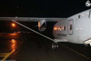 Samolot transportowo-desantowy M28B „Bryza”, którym przetransportowano Betlejemskie Światło Pokoju // fot. kmdr ppor. Marcin Braszak