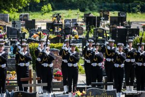 Ceremonia pożegnania admirała floty Ryszarda Łukasika, fot. Karol Stańczak 