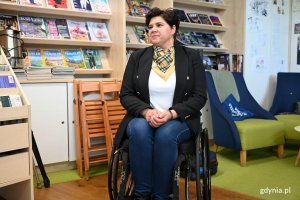 Anna Dobkowska z Referatu ds. Os&oacute;b z Niepełnosprawnością UM Gdyni