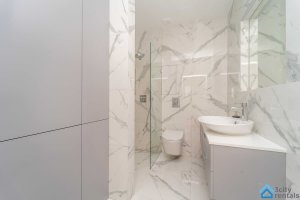 Łazienka w obiekcie Derdowskiego 9/3