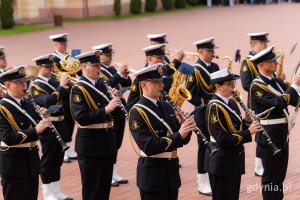 Orkiestra Reprezentacyjna Marynarki Wojennej uświetniła uroczystą przysięgę wojskową podchorążych Akademii Marynarki Wojennej 