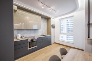 Aneks kuchenny w obiekcie Aperto Apartament Gdynia