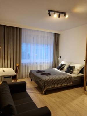 Sypialnia w obiekcie Apartament 51 z klimatyzacją