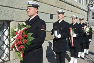 Wojskowa asysta honorowa (fot. Magdalena Starnawska)