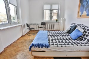 Apartament Batory, widok na jeden z pokoi