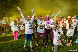 Bieg The Color Run w Gdyni, 16.09.2017 // fot. Dawid Linkowski