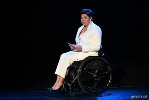 Na zdjęciu: Ania Dobkowska, Wydział Dostępności UM Gdyni (fot. Magdalena Starnawska)