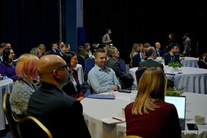 Uczestnicy Baltic Ports for Climate Conference 2025 zgromadzeni w sali koncertowej Zarządu Morskiego Portu Gdynia