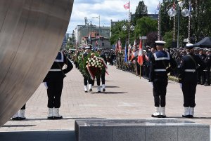 Uroczyste odsłonięcie pomnika Polski Morskiej // fot. Michał Puszczewicz