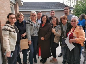 Licealiści z Gdyni w czasie wycieczki