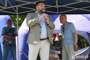 Na zdjęciu: przewodniczący Rady Miasta Tadeusz Szemiot i przewodniczący Rady Dzielnicy Orłowo Henryk Wiszniowski (fot. Magdalena Starnawska)