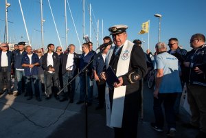 W alei Żeglarstwa Polskiego odsłonięto tablicę upamiętniającą Tadeusza Siwca // fot. Dawid Linkowski