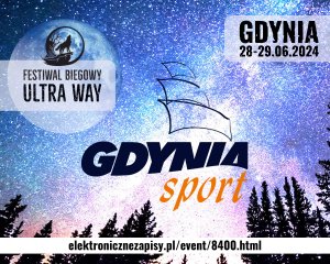 Plakat imprezy Festiwalu Biegowy Ultra Way 2024