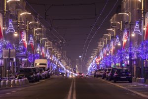 Udekorowana ulica Świętojańska, fot. Karol Stańczak