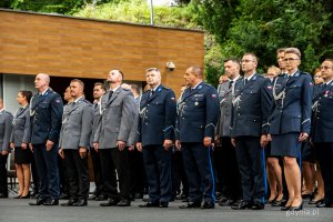 Obchody Święta Policji dla funkcjonariuszy Komendy Miejskiej Policji w Gdyni i Komendy Miejskiej Policji w Sopocie w Operze Leśnej (fot. Kamil Złoch)