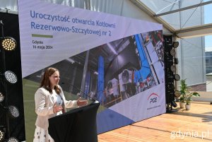 Na zdjęciu: Aleksandra Kosiorek, prezydent Gdyni (fot. Magdalena Starnawska)