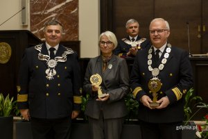 Wśród nagrodzonych przez rektora Uniwersytetu Morskiego znalazła się m.in. Joanna Zielińska - radna Gdyni i przedstawicielka rady uczelni 