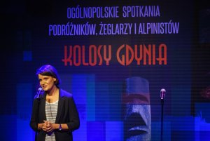 Wiceprezydent Gdyni Katarzyna Gruszecka-Spychała na gali wręczenia Kolosów // fot. Anna Rezulak