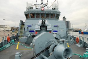 ORP Kormoran dzień przed podniesieniem bandery / fot. Dorota Nelke