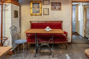 Wnętrze Cafe Strychu