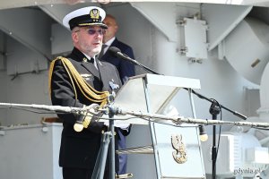 wiceadmirał Piotr Nieć, dow&oacute;dca Centrum Operacji Morskich &ndash; Dow&oacute;dztwa Komponentu Morskiego