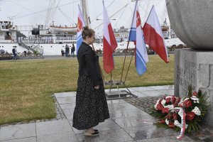 Uroczystości pod pomnikiem Josepha Conrada w Gdyni, fot. Magdalena Śliżewska