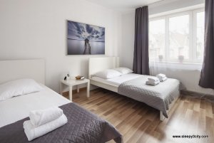 Apartament Sleepy3city ul. 10 Lutego 23/1, sypialnia