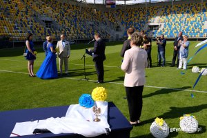 Ślub na Stadionie Miejskim / fot. Dawid Linkowski
