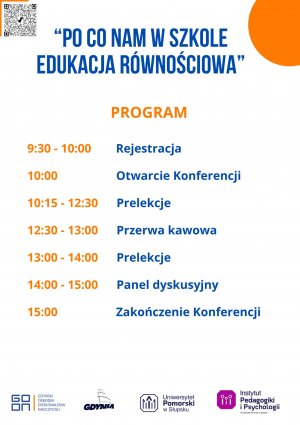 Konferencja „Edukacja równościowa – zaczyna sityce równości w edukacji - 4 grudnia 2025 r.  