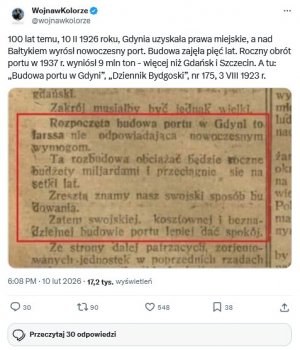  Kto złożył życzenia Gdyni?