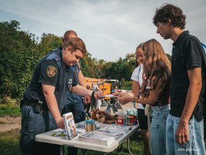 Strażnicy Miejscy na Polance Redłowskiej