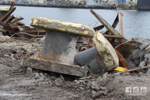 Prace rozbiórkowe na terenach Portu Gdynia, fot. Tadeusz Urbaniak , www.port.gdynia.pl