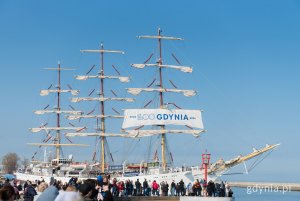 &bdquo;Dar Młodzieży" pod żaglem 100-lecia Gdyni (fot. Paweł Budziński)