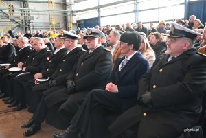 Wśr&oacute;d uczestnik&oacute;w pojawili się m.in. radna Sejmiku Wojew&oacute;dztwa Pomorskiego i członek zarządu PGZ Stocznii Wojennej Beata Koniarska, wiceprezydent Gdyni Tomasz Augustyniak (fot. Magdalena Starnawska)