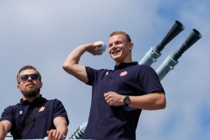 Prezentacja zespołów Vistal Gdynia i Spójnia Gdynia / fot. D. Linkowski